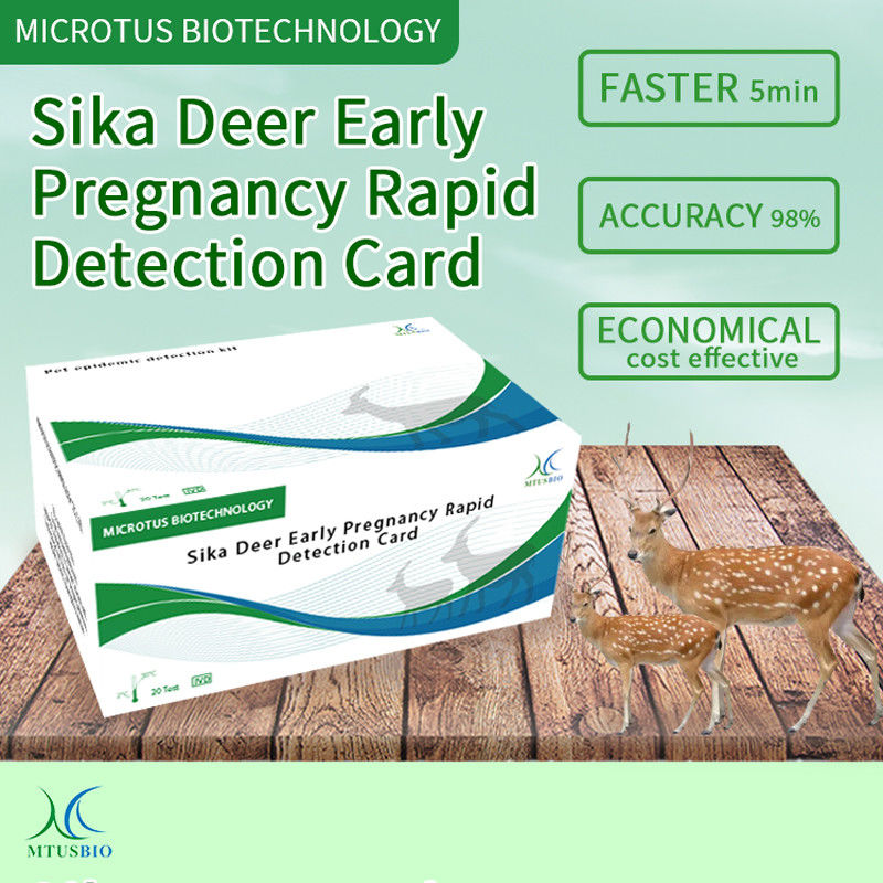 Sika Deer Early Pregnancy RapidDetection Card instructions supplier