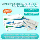 Clenbuterol Hydrochloride Colloidal Gold Rapid Detection Card supplier