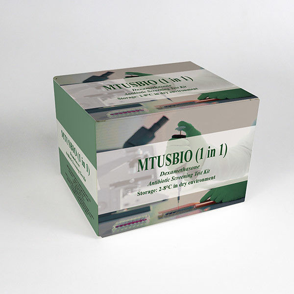Chloramphenicol Dexamethasone Antibiotic Milk Test Kits 8 Pieces / Barrel supplier